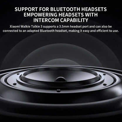 Original Xiaomi IP65 Waterproof UV Dual Band Walkie Talkie 3, Xiaomi Walkie Talkie 3