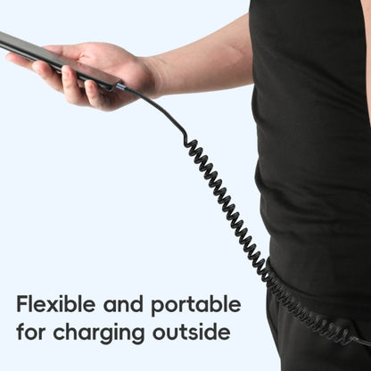 For LeadingIdeal L9 / L8 / L7 / L6 PD65W Type-C Elbow to Type-C, 8 Pin Spring Charging Cable