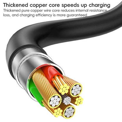 For LeadingIdeal L9 / L8 / L7 / L6 PD65W Type-C Elbow to Type-C, 8 Pin Spring Charging Cable