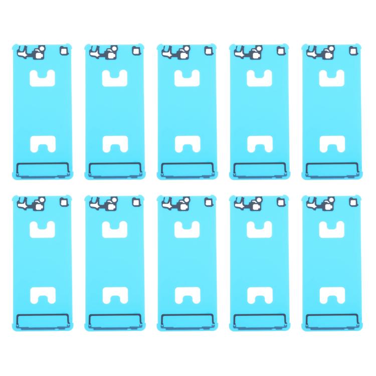 10pcs Front Housing Adhesive, For Galaxy S26+ SM-S947B, For Galaxy S26 Ultra SM-S948B, For Galaxy S26 SM-S942B, For Galaxy S25 FE SM-S731B, For Galaxy Z Flip7 SM-F766B, For Samsung Galaxy S25 SM-S931B, For Samsung Galaxy S25+ SM-S936B