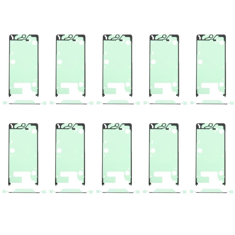 10pcs Front Housing Adhesive, For Galaxy S26+ SM-S947B, For Galaxy S26 Ultra SM-S948B, For Galaxy S26 SM-S942B, For Galaxy S25 FE SM-S731B, For Galaxy Z Flip7 SM-F766B, For Samsung Galaxy S25 SM-S931B, For Samsung Galaxy S25+ SM-S936B