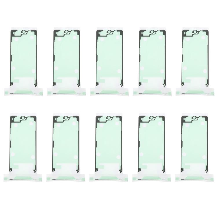10pcs Front Housing Adhesive, For Galaxy S26+ SM-S947B, For Galaxy S26 Ultra SM-S948B, For Galaxy S26 SM-S942B, For Galaxy S25 FE SM-S731B, For Galaxy Z Flip7 SM-F766B, For Samsung Galaxy S25 SM-S931B, For Samsung Galaxy S25+ SM-S936B