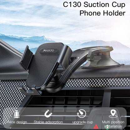 Yesido C130 Car Dashboard Suction Cup Type Mobile Phone Holder, C130