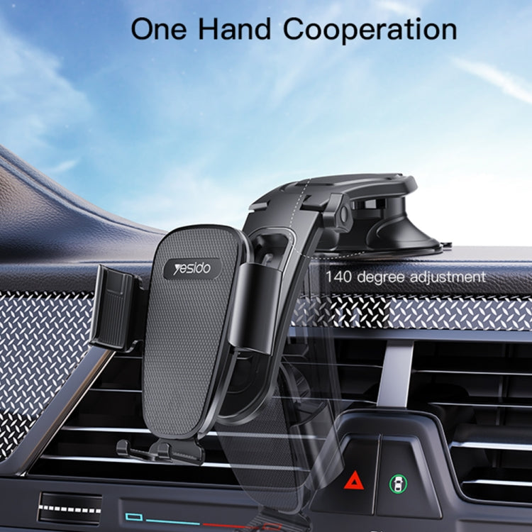 Yesido C130 Car Dashboard Suction Cup Type Mobile Phone Holder, C130