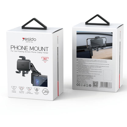 Yesido C250 Phone Clamp Holder For Car Floating Screen, C250