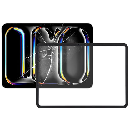 Front Screen Outer Glass Lens with OCA Optically Clear Adhesive, For iPad Air 13 2024 A2903 A2904 A2898, For iPad Air 11 2024 A2899 A2900 A2902, For iPad Pro 11 2024 A2836 A2837 A3006
