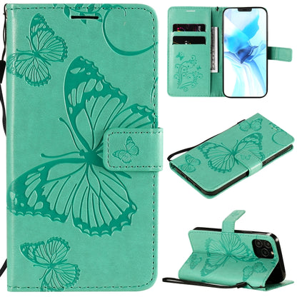 3D Butterfly Embossed Pattern Horizontal Flip Leather Case with Holder & Card Slot & Wallet & Lanyard, For LG G9, For iPhone 12 mini, For iPhone 12 / 12 Pro, For iPhone 12 Pro Max, For LG K41S & K51S, For LG K51