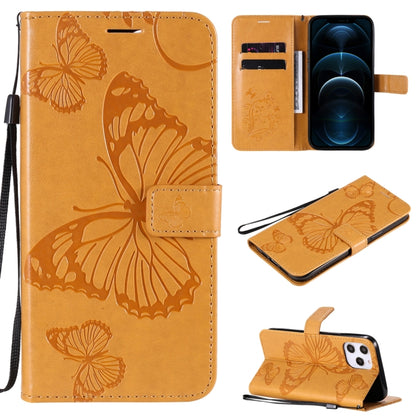 3D Butterfly Embossed Pattern Horizontal Flip Leather Case with Holder & Card Slot & Wallet & Lanyard, For LG G9, For iPhone 12 mini, For iPhone 12 / 12 Pro, For iPhone 12 Pro Max, For LG K41S & K51S, For LG K51