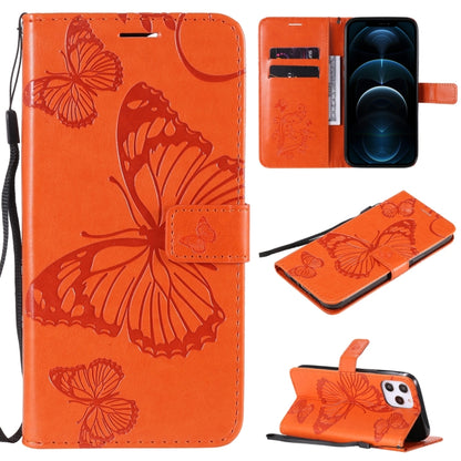 3D Butterfly Embossed Pattern Horizontal Flip Leather Case with Holder & Card Slot & Wallet & Lanyard, For LG G9, For iPhone 12 mini, For iPhone 12 / 12 Pro, For iPhone 12 Pro Max, For LG K41S & K51S, For LG K51