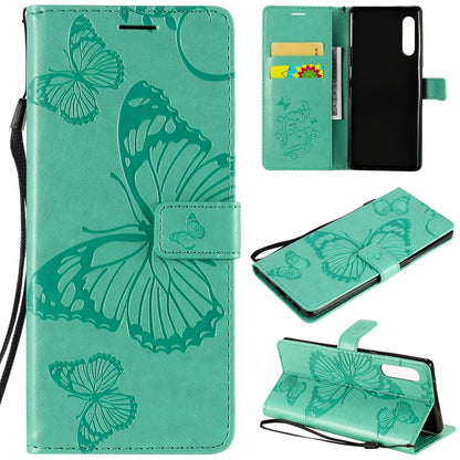 3D Butterfly Embossed Pattern Horizontal Flip Leather Case with Holder & Card Slot & Wallet & Lanyard, For LG G9, For iPhone 12 mini, For iPhone 12 / 12 Pro, For iPhone 12 Pro Max, For LG K41S & K51S, For LG K51