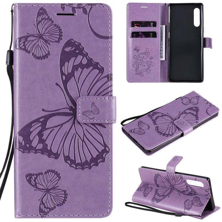 3D Butterfly Embossed Pattern Horizontal Flip Leather Case with Holder & Card Slot & Wallet & Lanyard, For LG G9, For iPhone 12 mini, For iPhone 12 / 12 Pro, For iPhone 12 Pro Max, For LG K41S & K51S, For LG K51