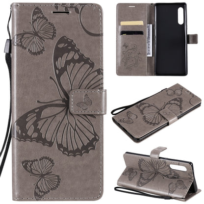3D Butterfly Embossed Pattern Horizontal Flip Leather Case with Holder & Card Slot & Wallet & Lanyard, For LG G9, For iPhone 12 mini, For iPhone 12 / 12 Pro, For iPhone 12 Pro Max, For LG K41S & K51S, For LG K51