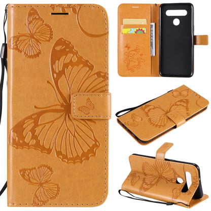 3D Butterfly Embossed Pattern Horizontal Flip Leather Case with Holder & Card Slot & Wallet & Lanyard, For LG G9, For iPhone 12 mini, For iPhone 12 / 12 Pro, For iPhone 12 Pro Max, For LG K41S & K51S, For LG K51