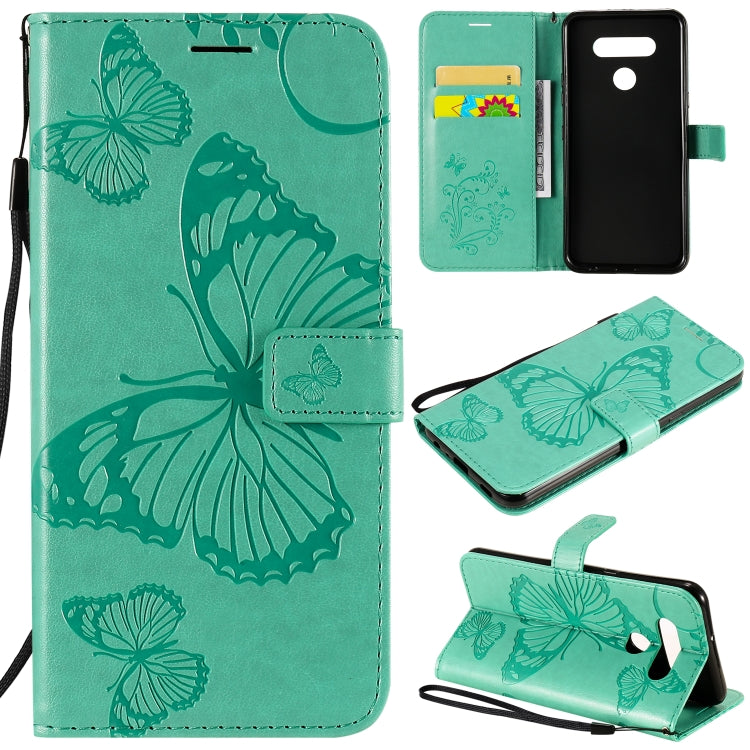 3D Butterfly Embossed Pattern Horizontal Flip Leather Case with Holder & Card Slot & Wallet & Lanyard, For LG G9, For iPhone 12 mini, For iPhone 12 / 12 Pro, For iPhone 12 Pro Max, For LG K41S & K51S, For LG K51