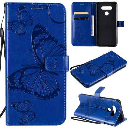 3D Butterfly Embossed Pattern Horizontal Flip Leather Case with Holder & Card Slot & Wallet & Lanyard, For LG G9, For iPhone 12 mini, For iPhone 12 / 12 Pro, For iPhone 12 Pro Max, For LG K41S & K51S, For LG K51