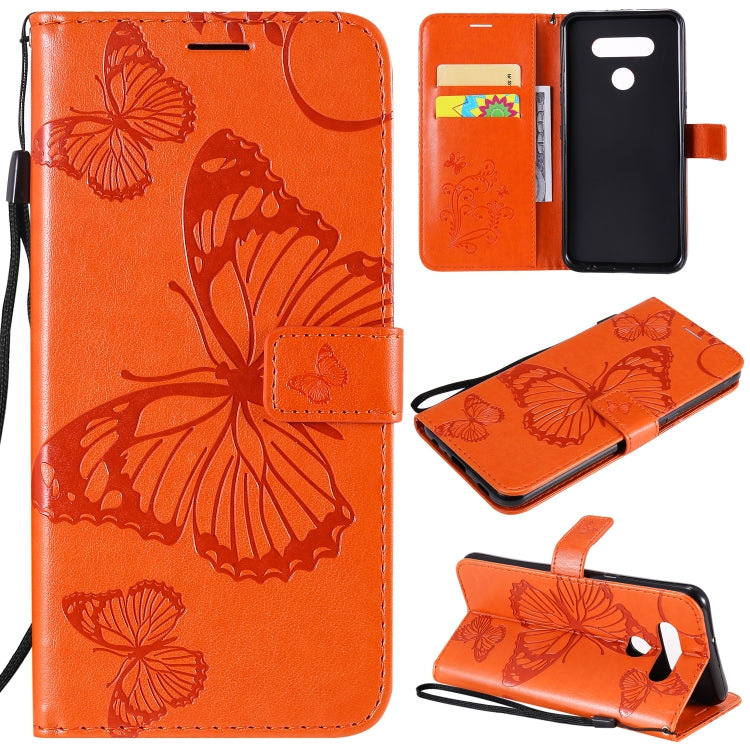 3D Butterfly Embossed Pattern Horizontal Flip Leather Case with Holder & Card Slot & Wallet & Lanyard, For LG G9, For iPhone 12 mini, For iPhone 12 / 12 Pro, For iPhone 12 Pro Max, For LG K41S & K51S, For LG K51