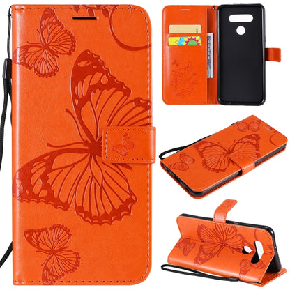 3D Butterfly Embossed Pattern Horizontal Flip Leather Case with Holder & Card Slot & Wallet & Lanyard, For LG G9, For iPhone 12 mini, For iPhone 12 / 12 Pro, For iPhone 12 Pro Max, For LG K41S & K51S, For LG K51