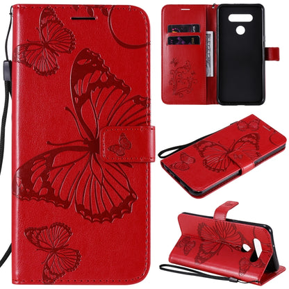 3D Butterfly Embossed Pattern Horizontal Flip Leather Case with Holder & Card Slot & Wallet & Lanyard, For LG G9, For iPhone 12 mini, For iPhone 12 / 12 Pro, For iPhone 12 Pro Max, For LG K41S & K51S, For LG K51