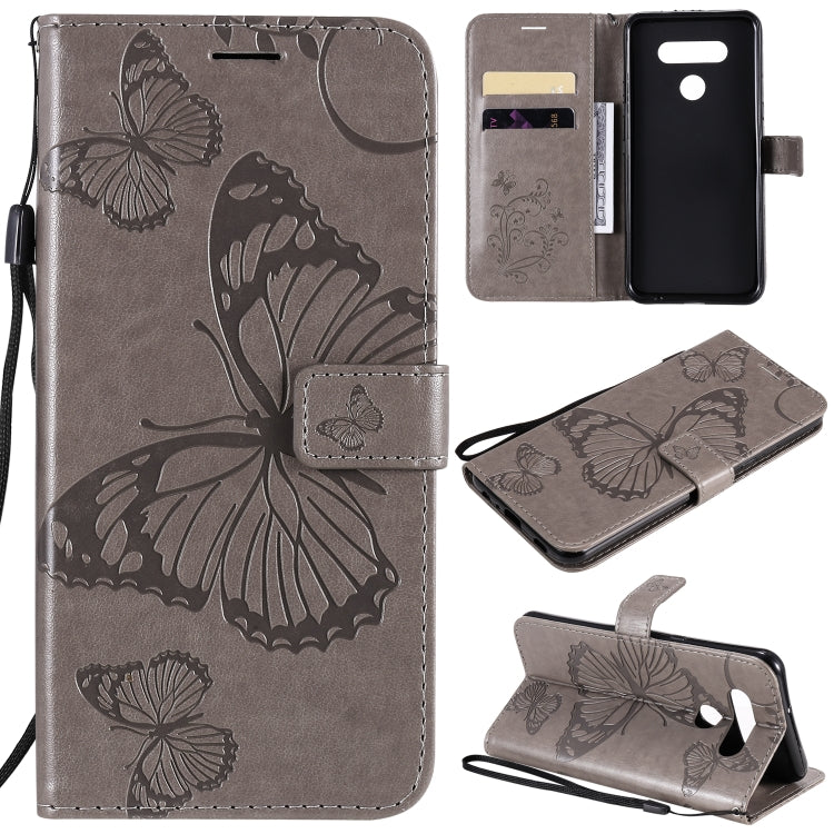 3D Butterfly Embossed Pattern Horizontal Flip Leather Case with Holder & Card Slot & Wallet & Lanyard, For LG G9, For iPhone 12 mini, For iPhone 12 / 12 Pro, For iPhone 12 Pro Max, For LG K41S & K51S, For LG K51