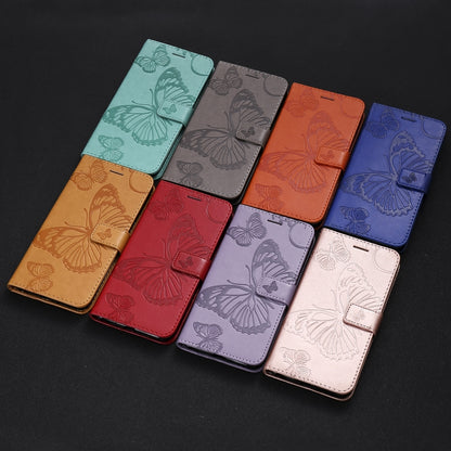 3D Butterfly Embossed Pattern Horizontal Flip Leather Case with Holder & Card Slot & Wallet & Lanyard, For LG K61, For LG Stylo 6, For LG K50S, For Motorola Moto E6s (2020)