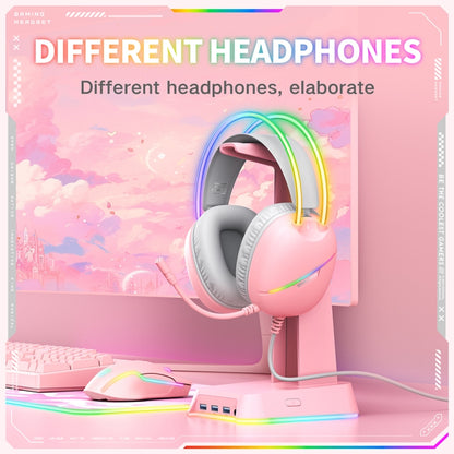 ONIKUMA X33 Head-mounted RGB Light E-Sports Gaming Headset, Cable Length: 2m, X33