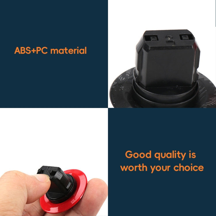 Car Keyless One-key Start Button Switch 2215450714 for Mercedes-Benz W164 / W205, Carbon Fiber Black, Carbon Fiber Red