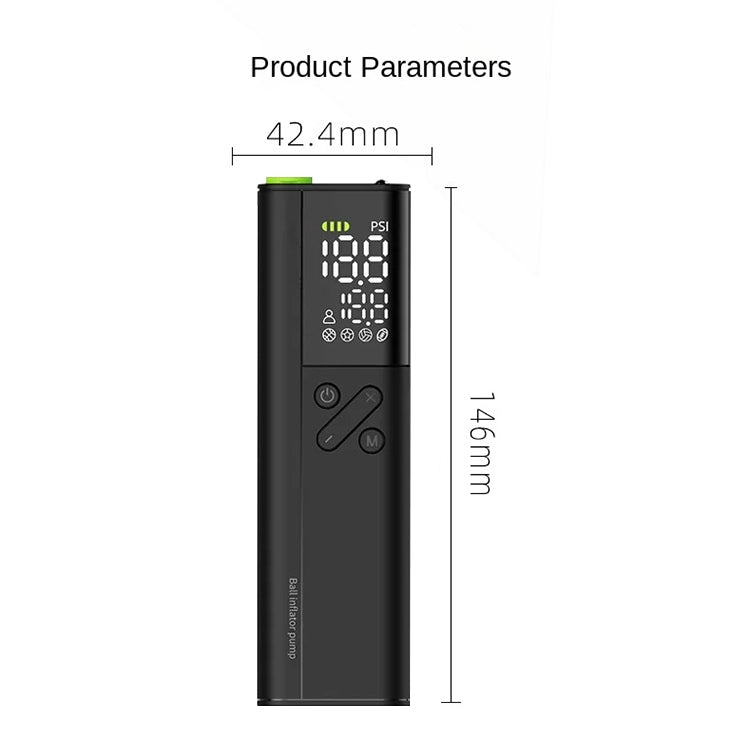 B7 Smart Electric Wireless Ball Air Pump With LED Display