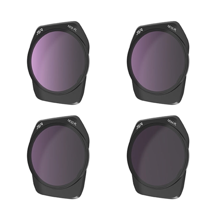 For DJI Air 3S JSR CB Series Drone Lens Filter, UV, CPL, ND8, ND16, ND32, ND64, ND8PL, ND16PL, ND32PL, ND64PL, NIGHT, STAR, Streak Drawing Blue, Adjustable CPL, 3 in 1 ND8/32/64, 4 in 1 CPL ND8/32/64, 4 in 1 ND8-64PL, 6 in 1 ND8-64 CPL STAR...