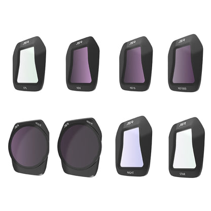 For DJI Air 3S JSR CB Series Drone Lens Filter, UV, CPL, ND8, ND16, ND32, ND64, ND8PL, ND16PL, ND32PL, ND64PL, NIGHT, STAR, Streak Drawing Blue, Adjustable CPL, 3 in 1 ND8/32/64, 4 in 1 CPL ND8/32/64, 4 in 1 ND8-64PL, 6 in 1 ND8-64 CPL STAR...