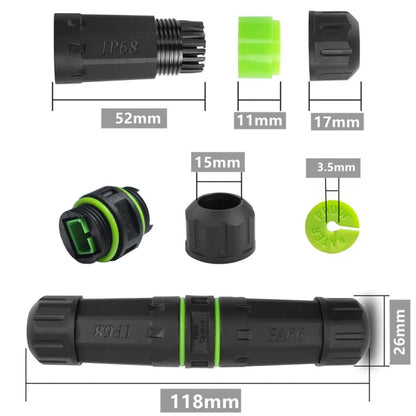 IP68 Waterproof SC Single Core Fiber Optical Coupler/Adaptor, SC Single Core