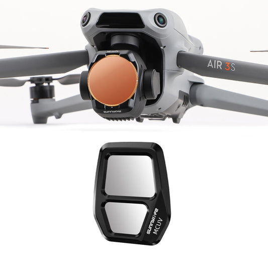 For DJI Air 3S Sunnylife Camera Lens Filter, MCUV, ND8, ND16, ND32, ND64, CPL, ND8PL, ND16PL, ND32PL, ND64PL, 3 in 1 CPL ND8 ND16, 4 in 1 ND8-64, 4 in 1 ND8-64PL, 4 in 1 UV CPL ND32 ND64, 6 in 1 UV CPL ND8-64