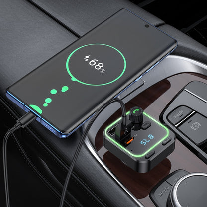 Borofone BC53 Highway PD20W & QC3.0 Car Bluetooth FM Transmitter, BC53