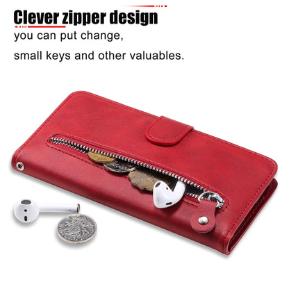 Fashion Calf Texture Zipper Horizontal Flip Leather Case with Stand & Card Slots & Wallet Function, For iPhone 12 Pro / 12, For iPhone 12 Pro Max, For Xiaomi Redmi 9C, For Xiaomi Redmi 9A, For Samsung Galaxy Note20 Ultra, For Samsung Galaxy Note20     ...