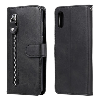 Fashion Calf Texture Zipper Horizontal Flip Leather Case with Stand & Card Slots & Wallet Function, For iPhone 12 Pro / 12, For iPhone 12 Pro Max, For Xiaomi Redmi 9C, For Xiaomi Redmi 9A, For Samsung Galaxy Note20 Ultra, For Samsung Galaxy Note20     ...
