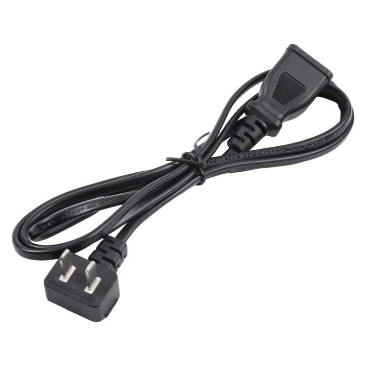 US Plug Computer PC Power 2 Pin Extension Cord, 1.5m