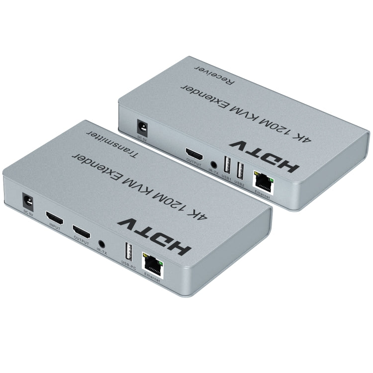 120m HDMI USB KVM 4K Network Extender, EU Plug, US Plug, UK Plug