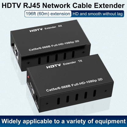 60m HDTV RJ45 Network Cable Extender, EU Plug, US Plug, UK Plug