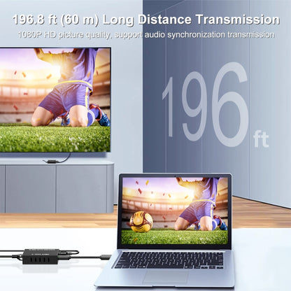60m HDTV RJ45 Network Cable Extender, EU Plug, US Plug, UK Plug