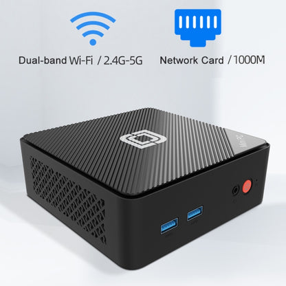 Jumper N100 II Mini PC, Intel 12th Generation Alder Lake-N N100 Quad-core 3.4GHz, RAM: 8GB, ROM: 256GB, Support HDMI(EU Plug), Jumper N100 II