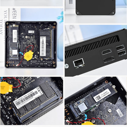 Jumper N100 II Mini PC, Intel 12th Generation Alder Lake-N N100 Quad-core 3.4GHz, RAM: 8GB, ROM: 256GB, Support HDMI(EU Plug), Jumper N100 II