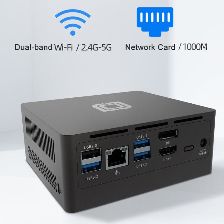 Jumper N305Hi Mini PC, Intel Alder Lake-N i3-N305 Octa-core 3.8GHz, RAM: 16GB, ROM: 512GB(EU Plug), Jumper N305Hi