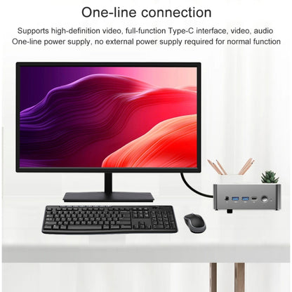 Jumper i5H Mini PC, Intel Alder Lake-N i5-12450H Octa-core 4.4GHz, RAM: 16GB, ROM: 512GB(EU Plug), Jumper i5H