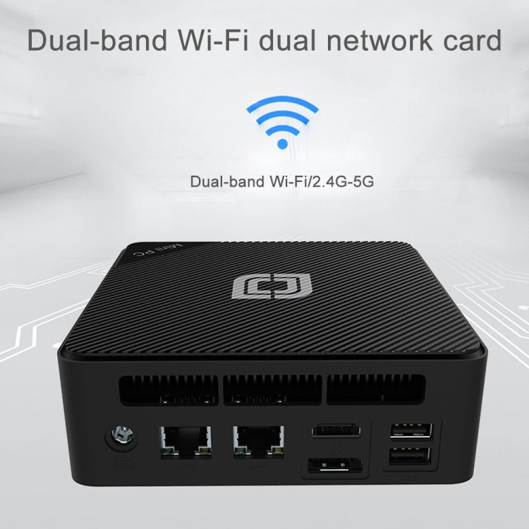 Jumper N100 Pro II Mini PC, Intel 12th Generation Alder Lake-N N100 Quad-core Dual RJ45, RAM: 8GB, ROM: 256GB, Jumper N100 Pro II