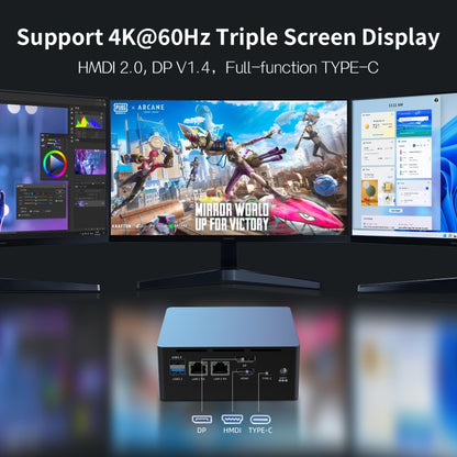 Jumper N305 Mini PC, Intel Alder Lake-N N305 Octa-core 3.8GHz, RAM: 16GB, ROM: 512GB, Jumper N305