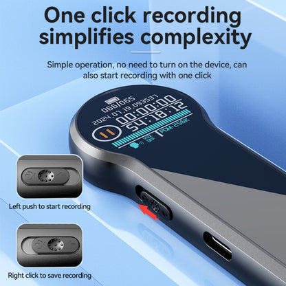 Q98 1 inch Color Screen HD Noise Reduction Voice Recording Pen, 4GB, 8GB, 16GB, 32GB, 64GB