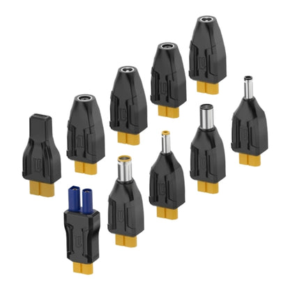 Interchange Adapter, XT-001 XT60 to 5525, XT-002 Type-C to XT60 20V, XT-003 XT60 to EC5, XT-004 XT60 to 7.9x0.9, XT-005 XT60 to 5.5x2.1, XT-006 XT60 to 7.9x0.9, XT-007 XT60 to 7.4x0.6, XT-008 XT60 to 5.5x2.5, XT-009 XT60 Male to XT60 Male...