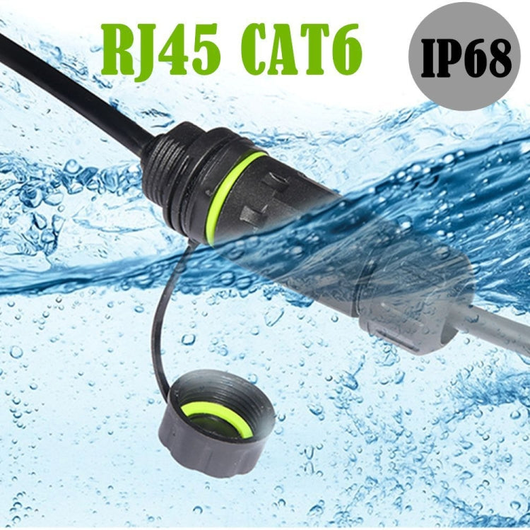 RJ45 8P8C Male to Female IP68 CAT6 Ethernet Connector, CAT6 Ethernet Connector