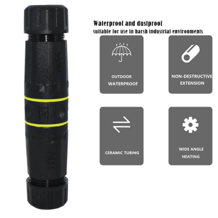 IP68 Waterproof Cat7 RJ45 Shielded Pure Copper Ethernet Coupler, Cat7 Ethernet Coupler