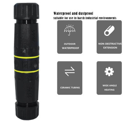 IP68 Waterproof Cat7 RJ45 Shielded Pure Copper Ethernet Coupler, Cat7 Ethernet Coupler