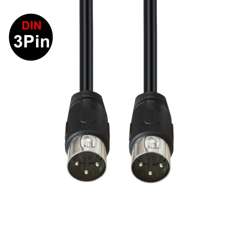 DIN Male to Male 3 Pin Signal Transmission for TV, DVD Player Adapter Cable, 0.5m, 1m, 1.5m, 3m, 5m